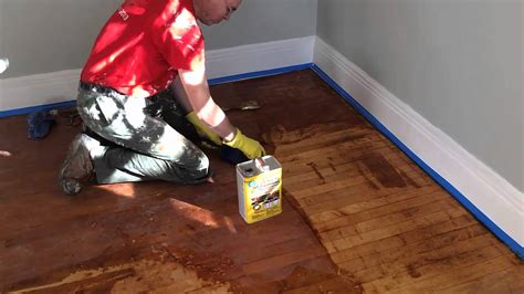 how to black strip wax from wood floors